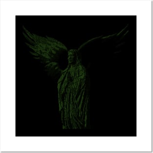 ASCii Sancta Maria (Green) Posters and Art